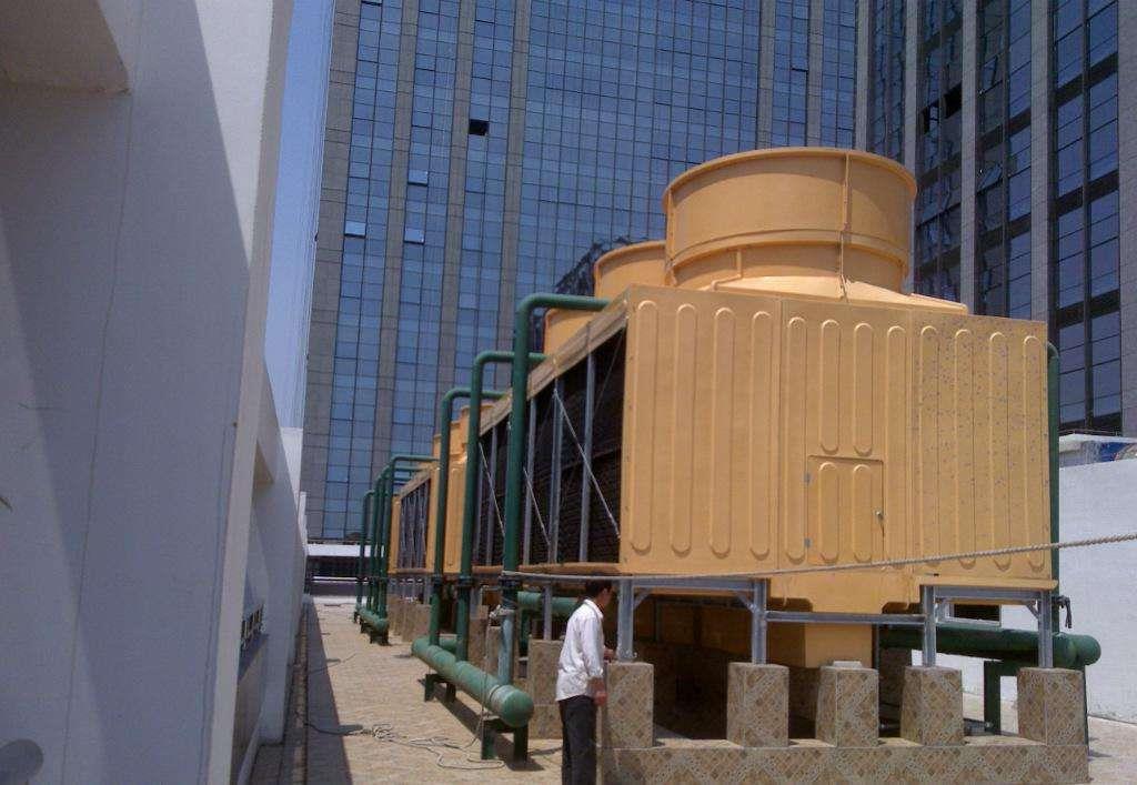 玻璃鋼冷卻塔冷卻機在電鍍行業的製冷原理